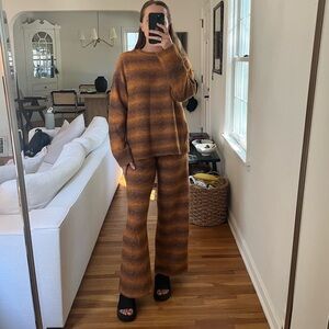Zara sweater set: pants and sweater S
